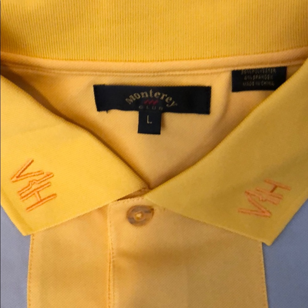 Monterey Mustard Striped Polo - Picture 3 of 3